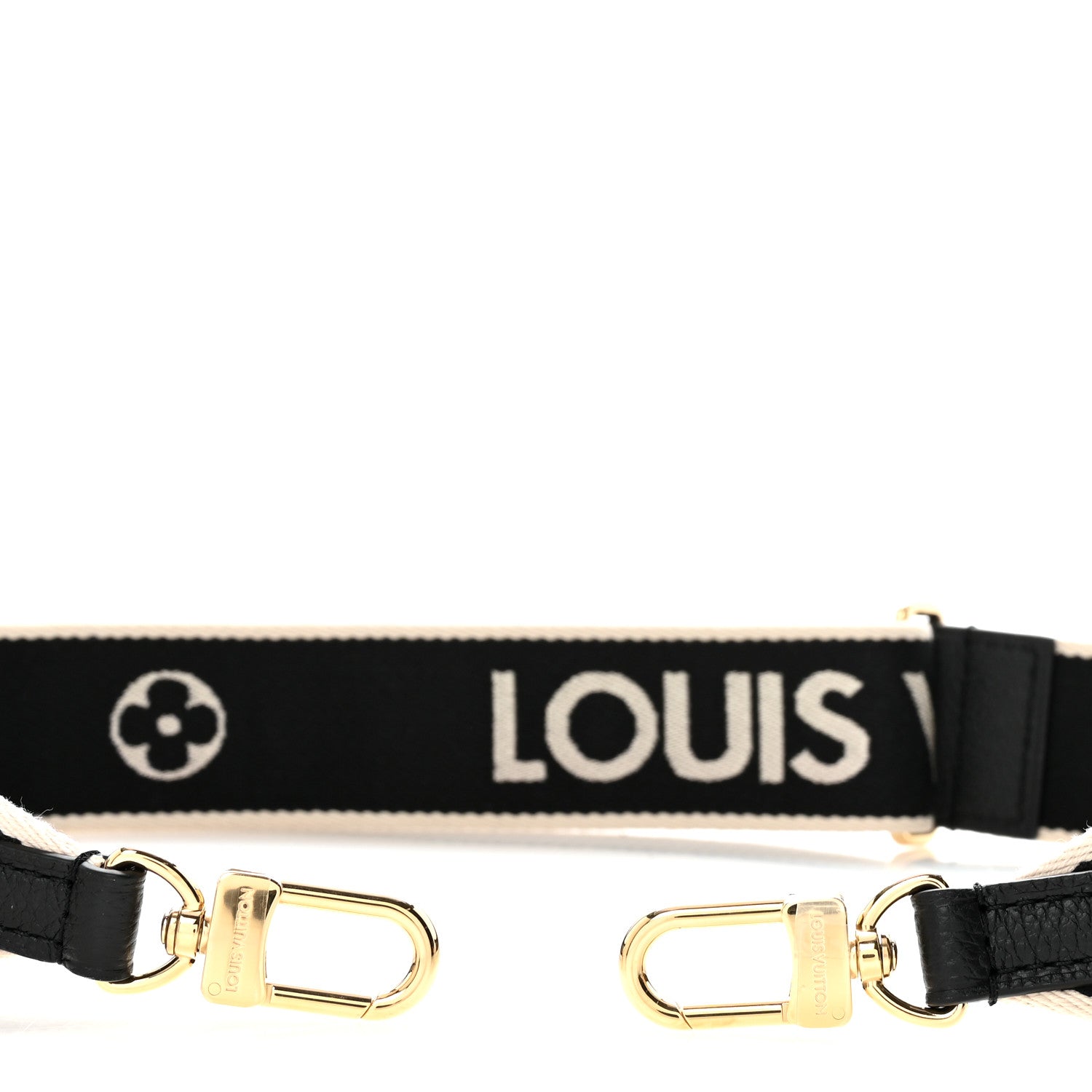 Louis Vuitton Jacquard Diane Shoulder Strap Black Ivory