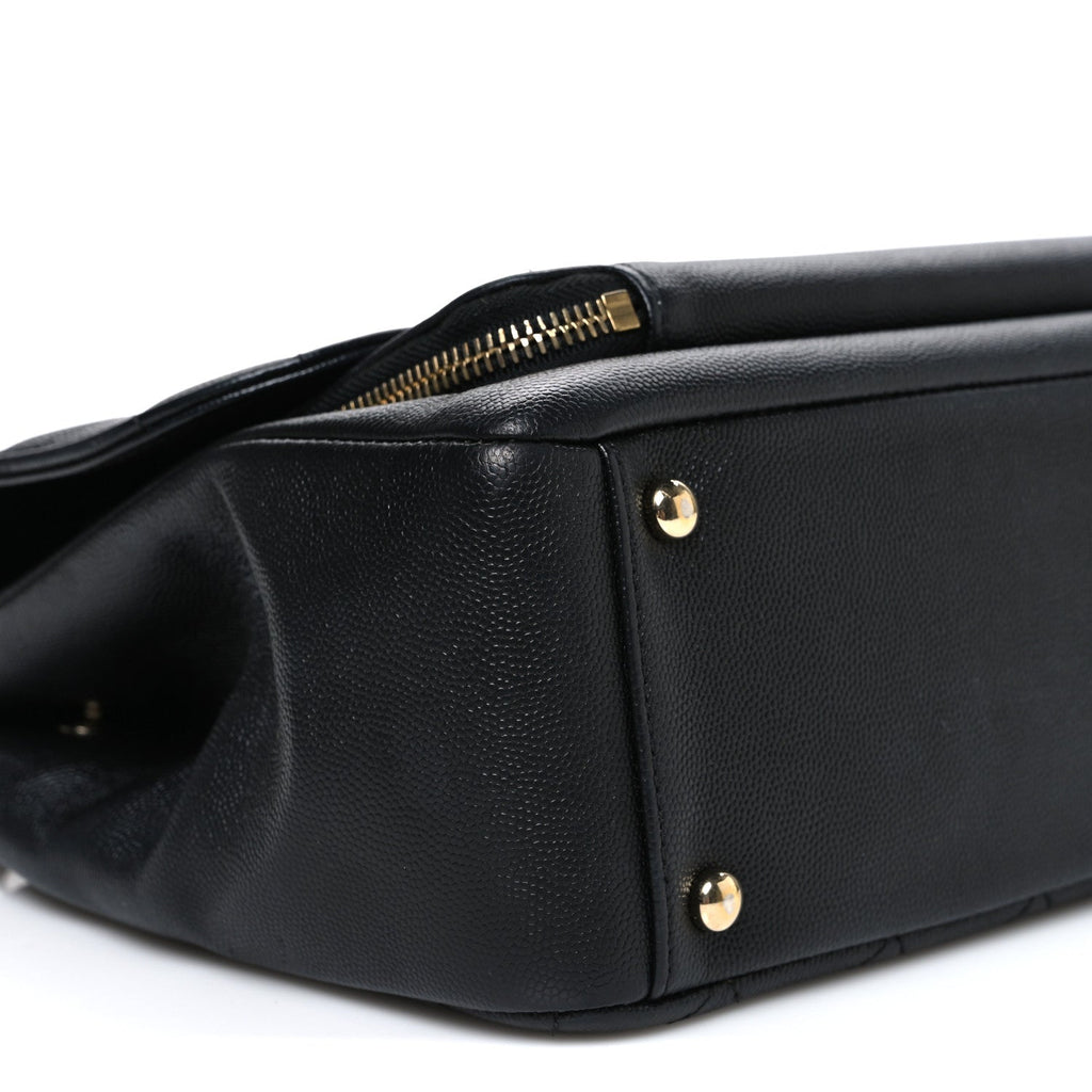 Chanel Caviar Quilted Large Business Affinity Flap Black