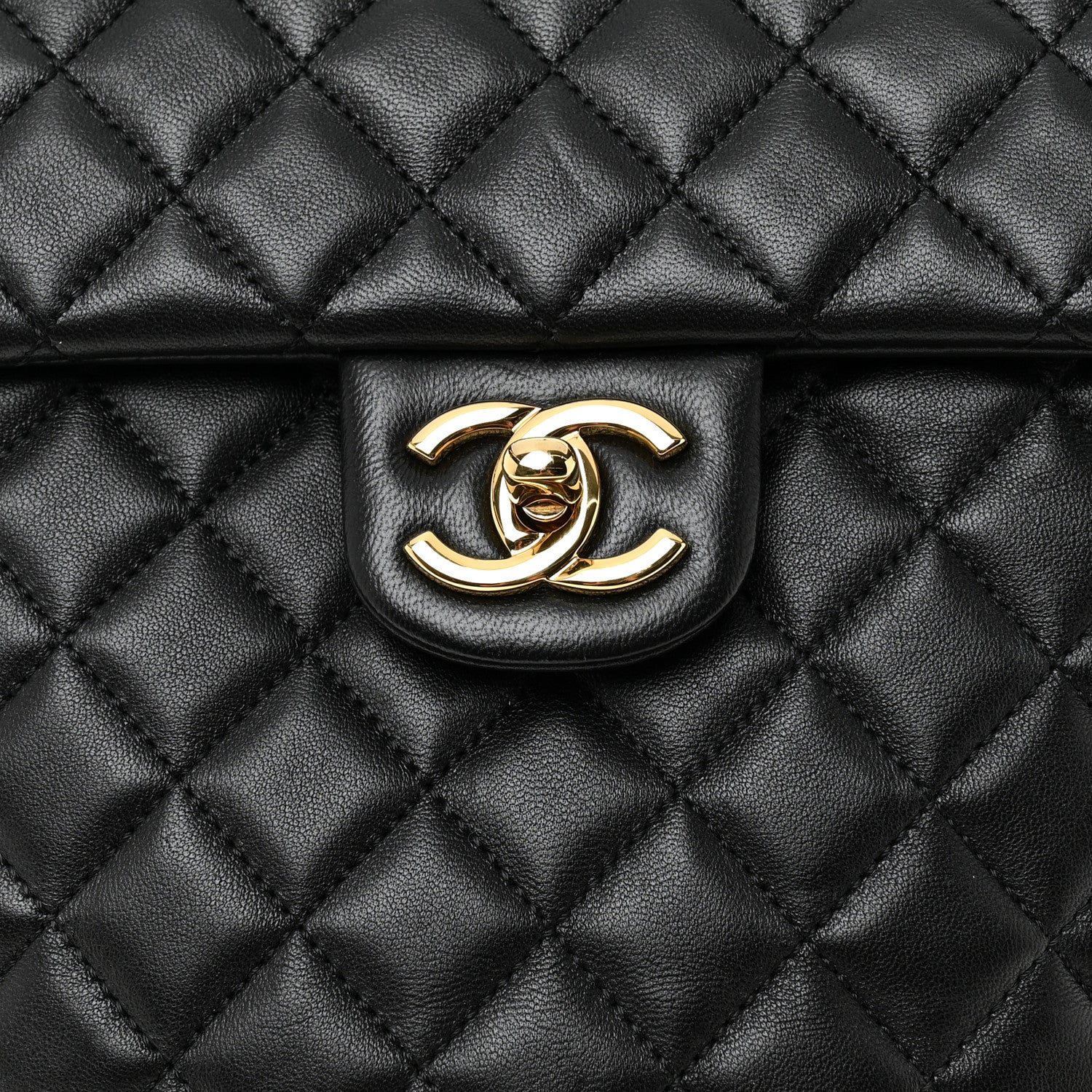 Chanel Lambskin Quilted Small Urban Spirit Backpack Black