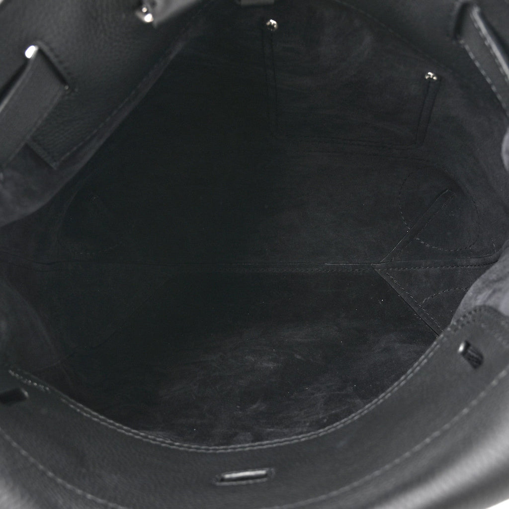 Louis Vuitton LV Touch Calfskin Steamer 30 H38 Black