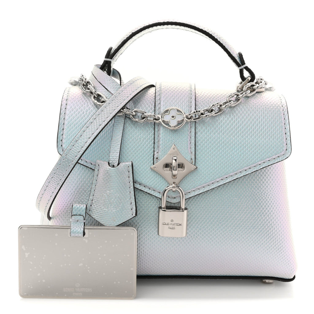 Louis Vuitton Lizard Rose Des Vents Mini Bleu Celeste