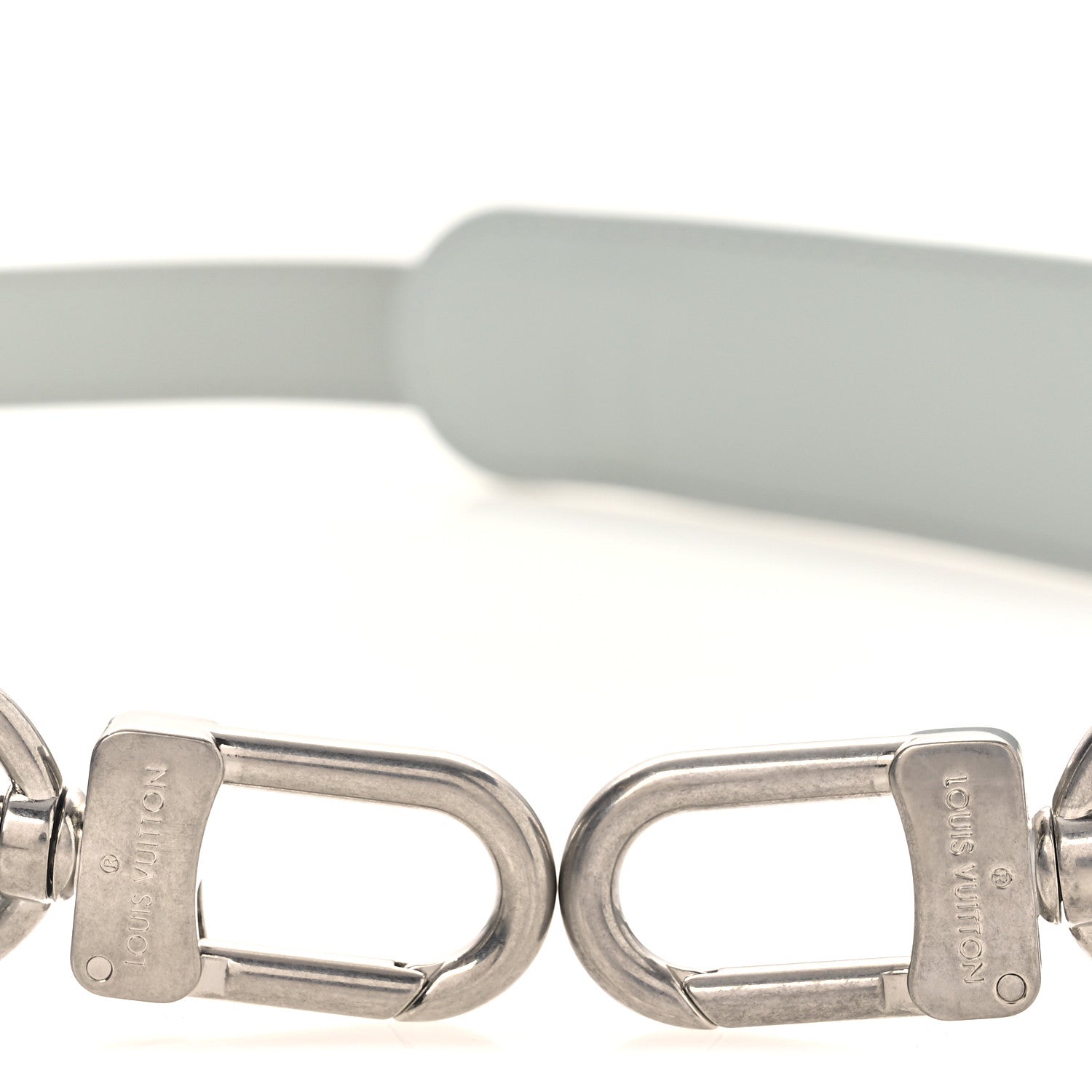 Louis Vuitton Calfskin Adjustable Keepall Bandouliere Shoulder Strap Grey