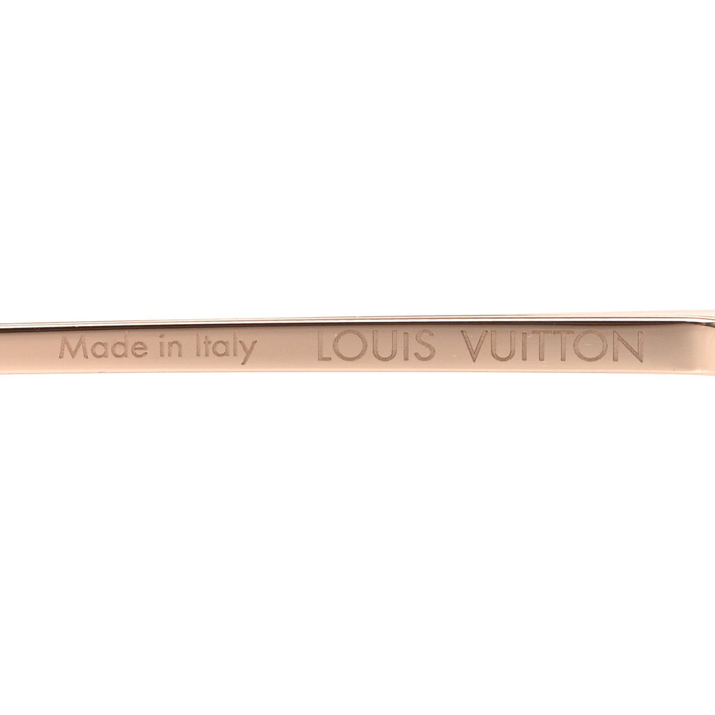 Louis Vuitton Jet Set Aviator Sunglasses Z0858U Silver