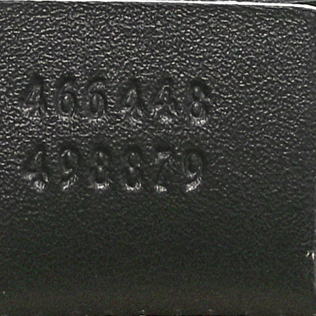 Gucci Calfskin Matelasse Maxi GG Marmont Top Handle Shoulder Bag Black