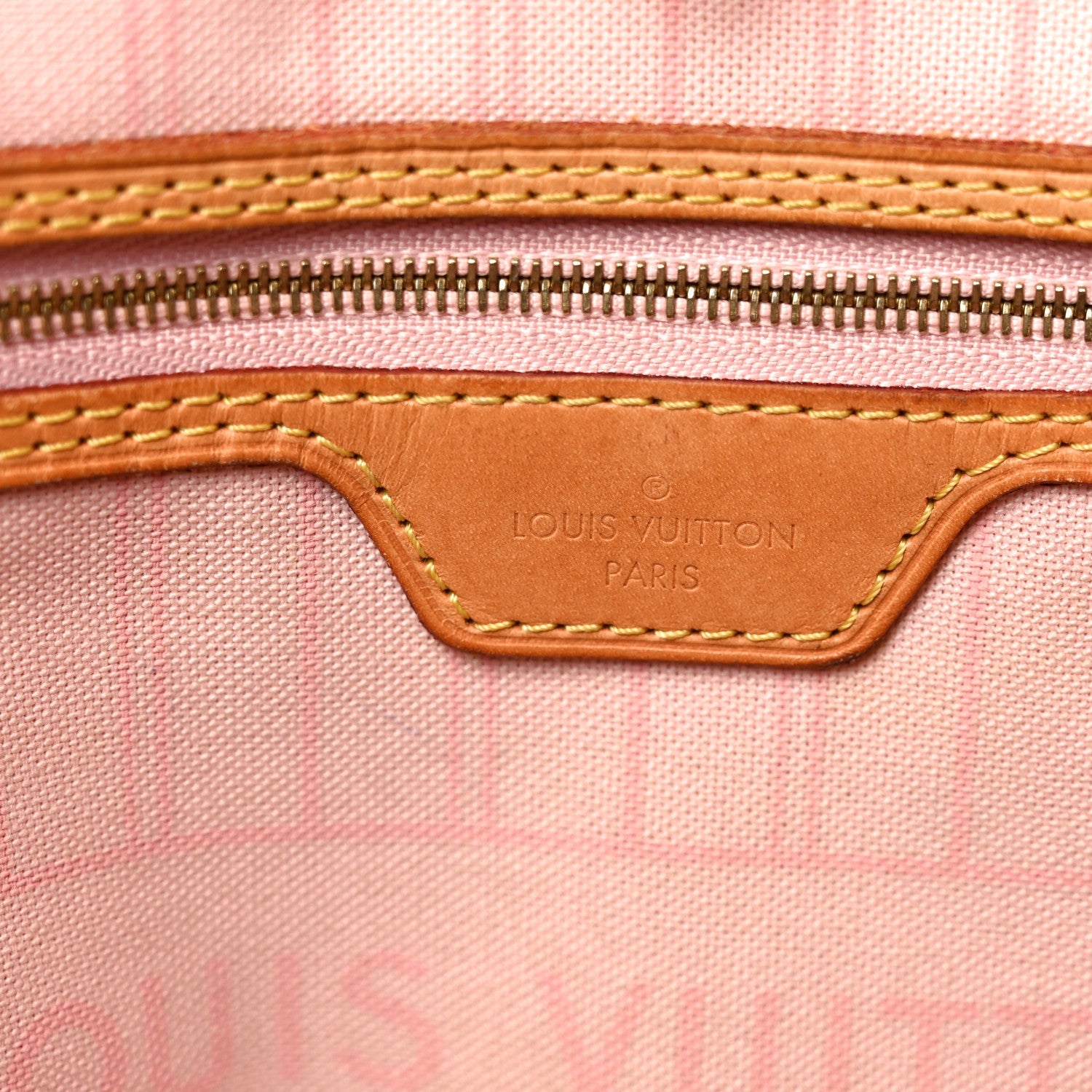 Louis Vuitton Damier Azur Neo Neverfull MM Rose Ballerine