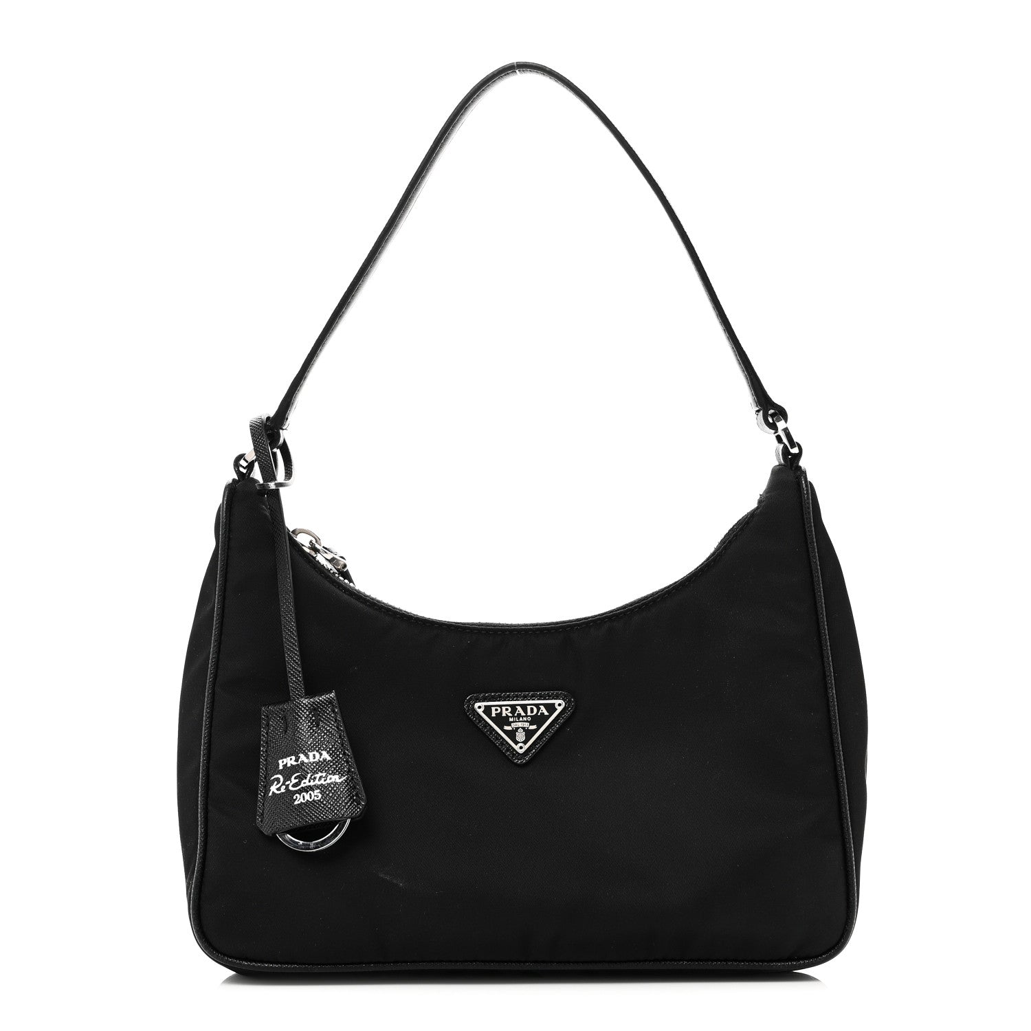 Prada Nylon Re-Edition 2005 Shoulder Bag Black