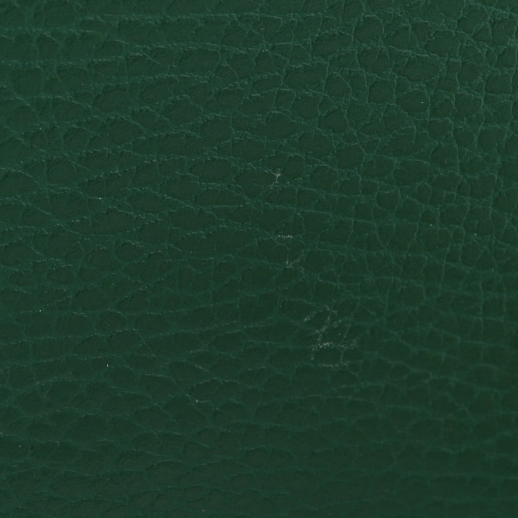 Gucci Dollar Calfskin Interlocking G Chain Wallet Emerald