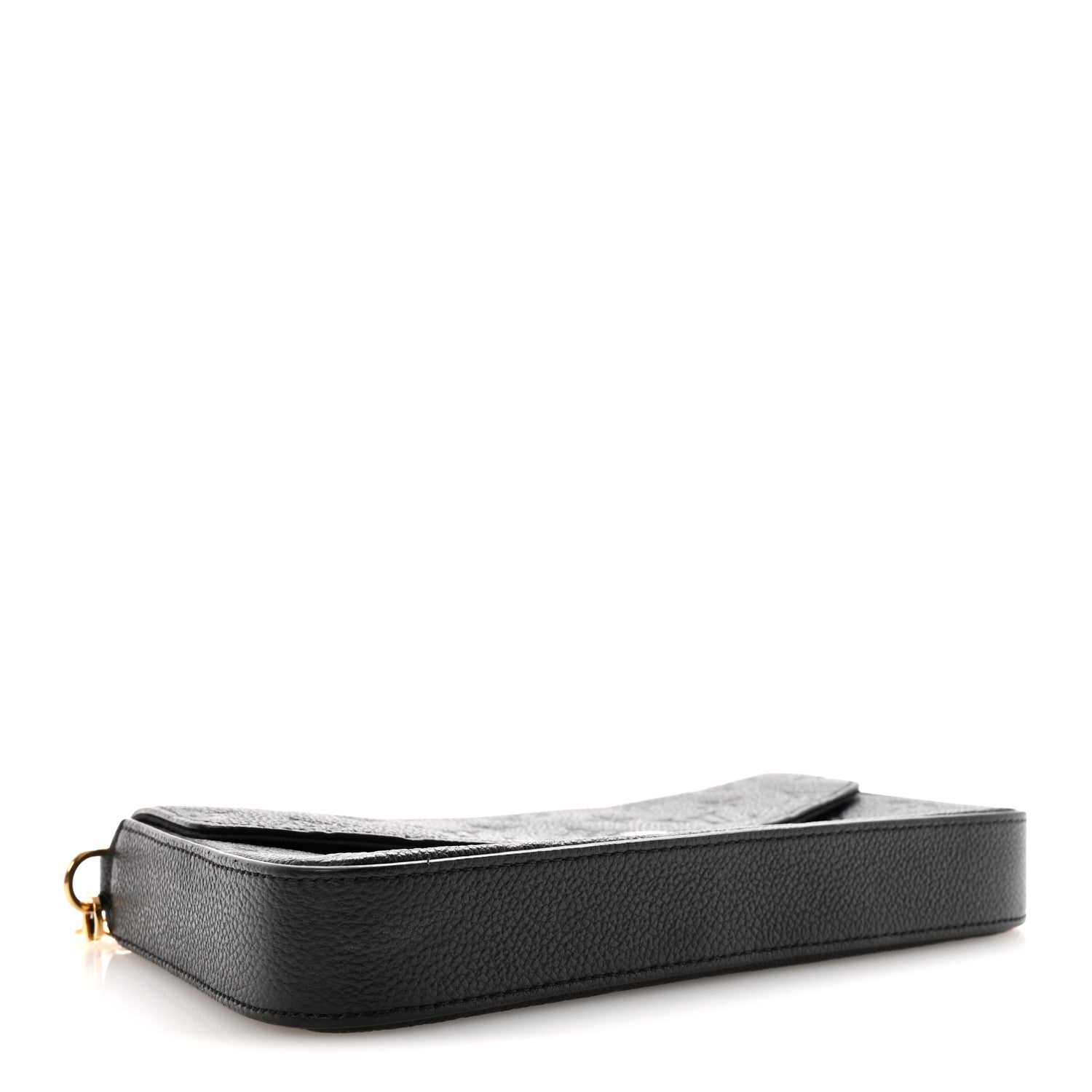 Louis Vuitton Empreinte Pochette Felicie Chain Wallet Black