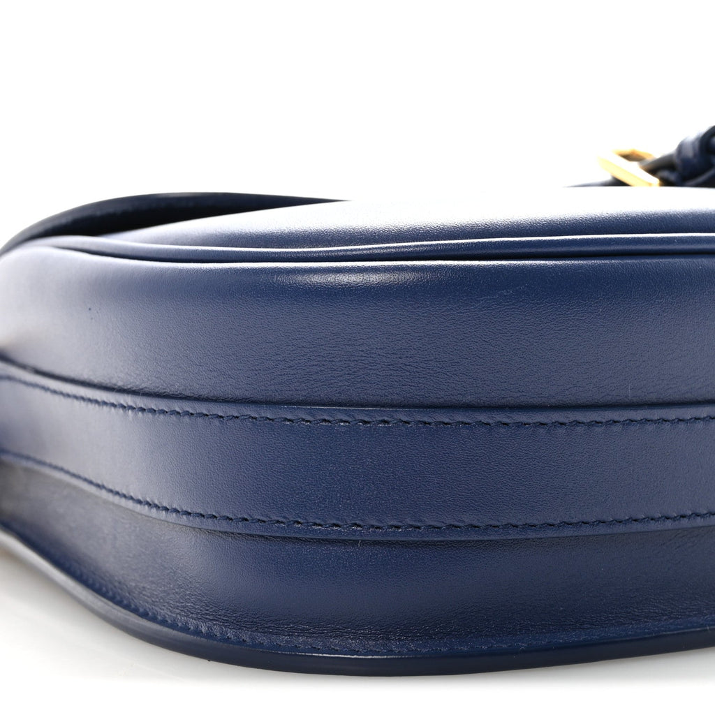 Christian Dior Box Calfskin Medium Bobby Flap Blue