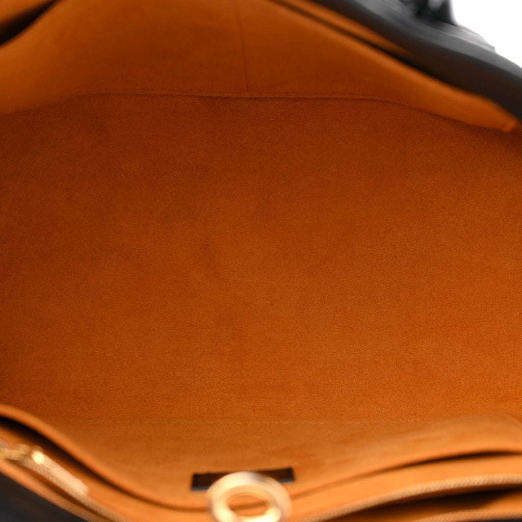 Louis Vuitton Calfskin Monogram Tufting On My Side Black