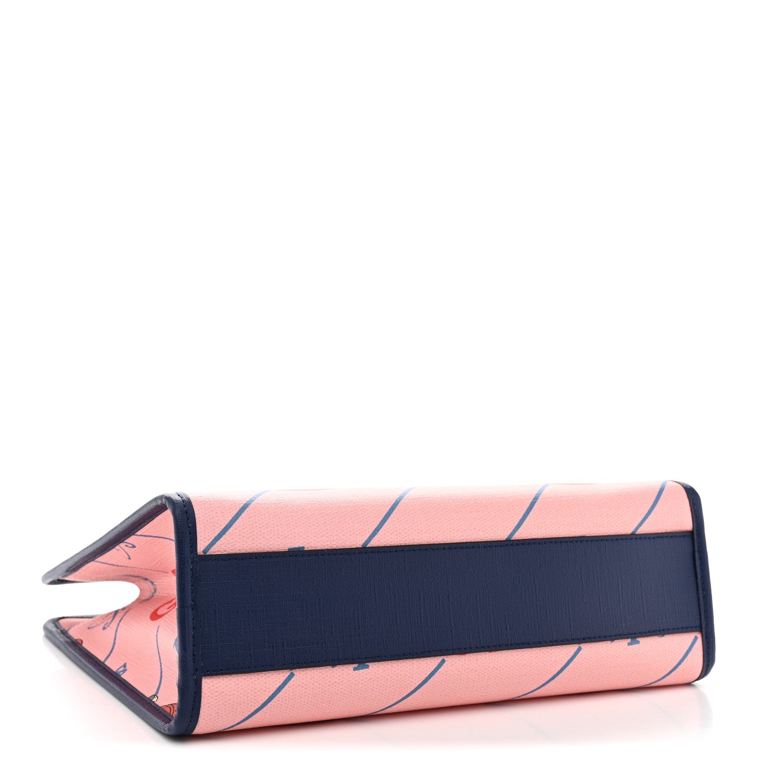 Gucci Coated Canvas Interlocking G The Jetsons Childrens Tote  Pink Multicolor