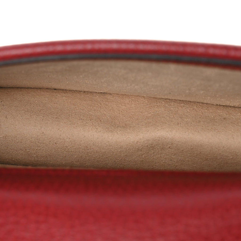 Gucci Calfskin Super Mini Dionysus Shoulder Bag Hibiscus Red