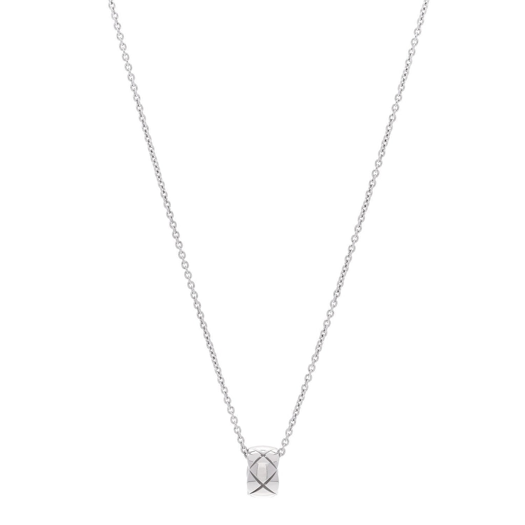 18K White Gold Coco Crush Pendant Necklace