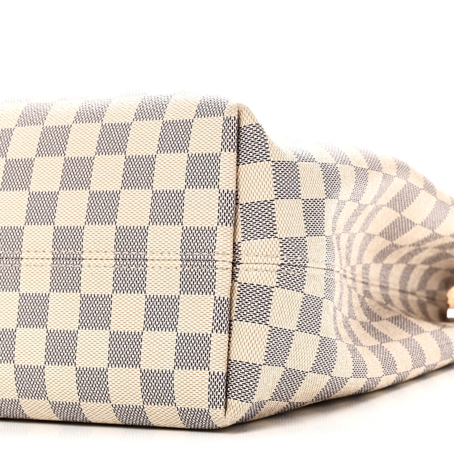 Louis Vuitton Damier Azur Graceful MM Rose Ballerine