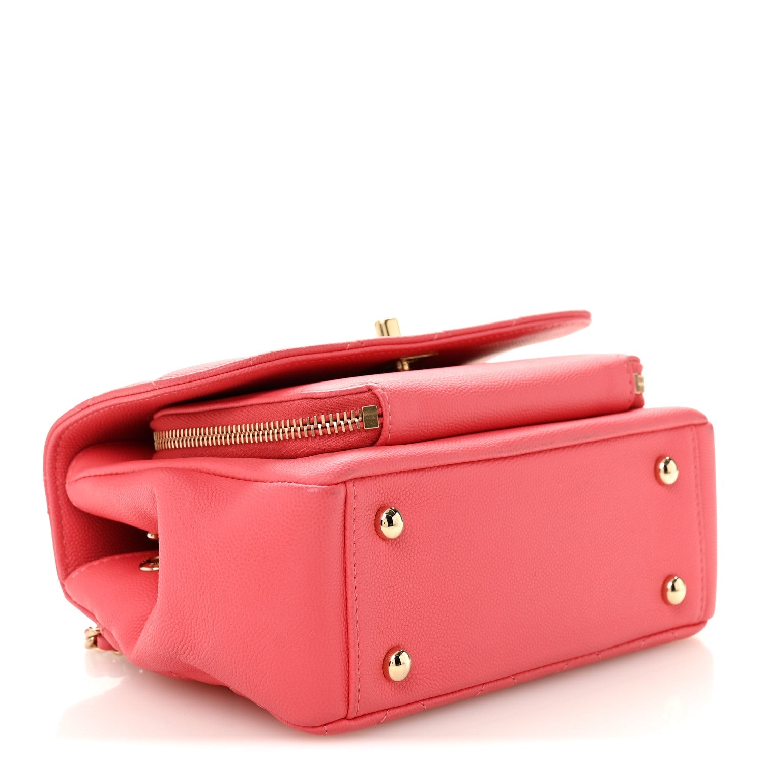 Chanel Caviar Quilted Small Business Affinity Flap Coral