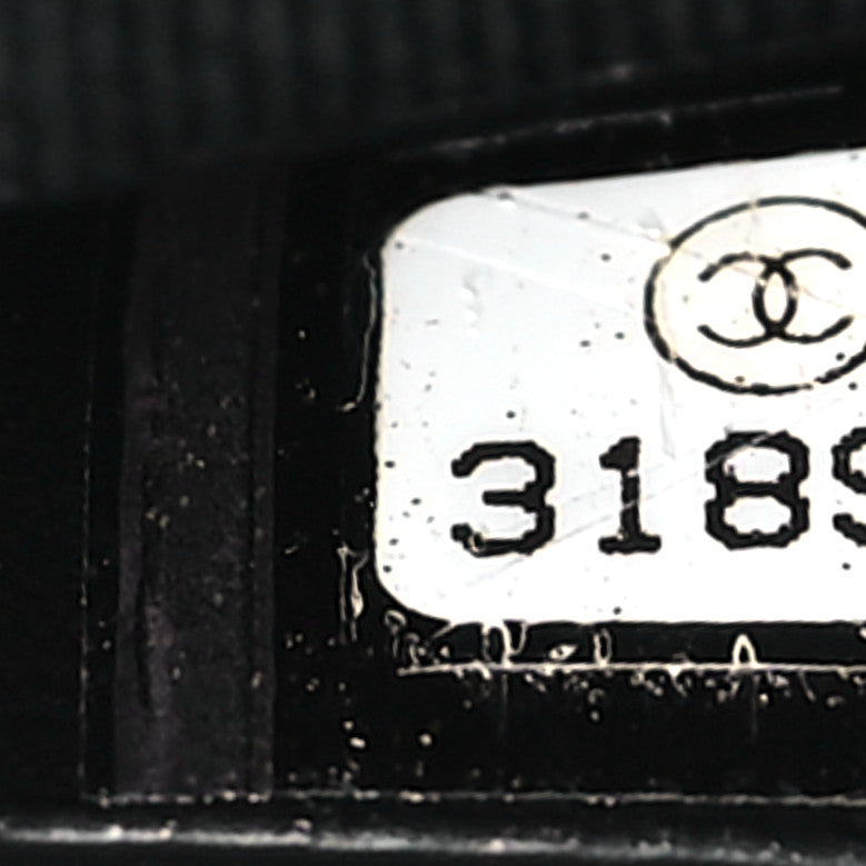 Chanel Caviar Quilted Small Top Handle Vanity Case Black