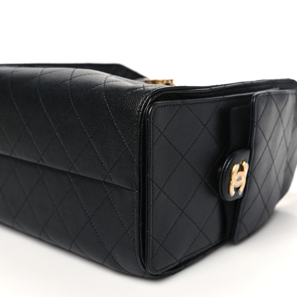 Chanel Caviar Quilted Small Chanel 25 Handbag Black