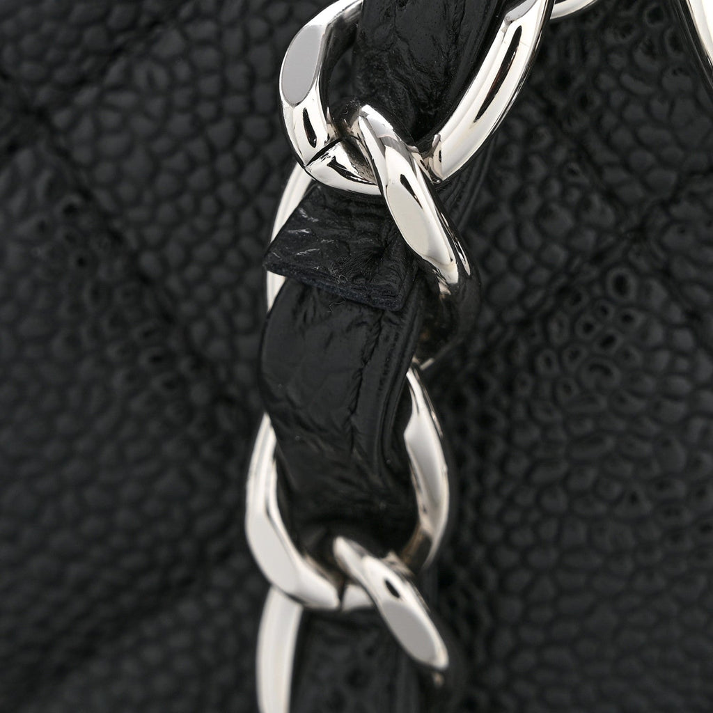 Chanel Caviar Quilted Grand Shopping Tote GST Black