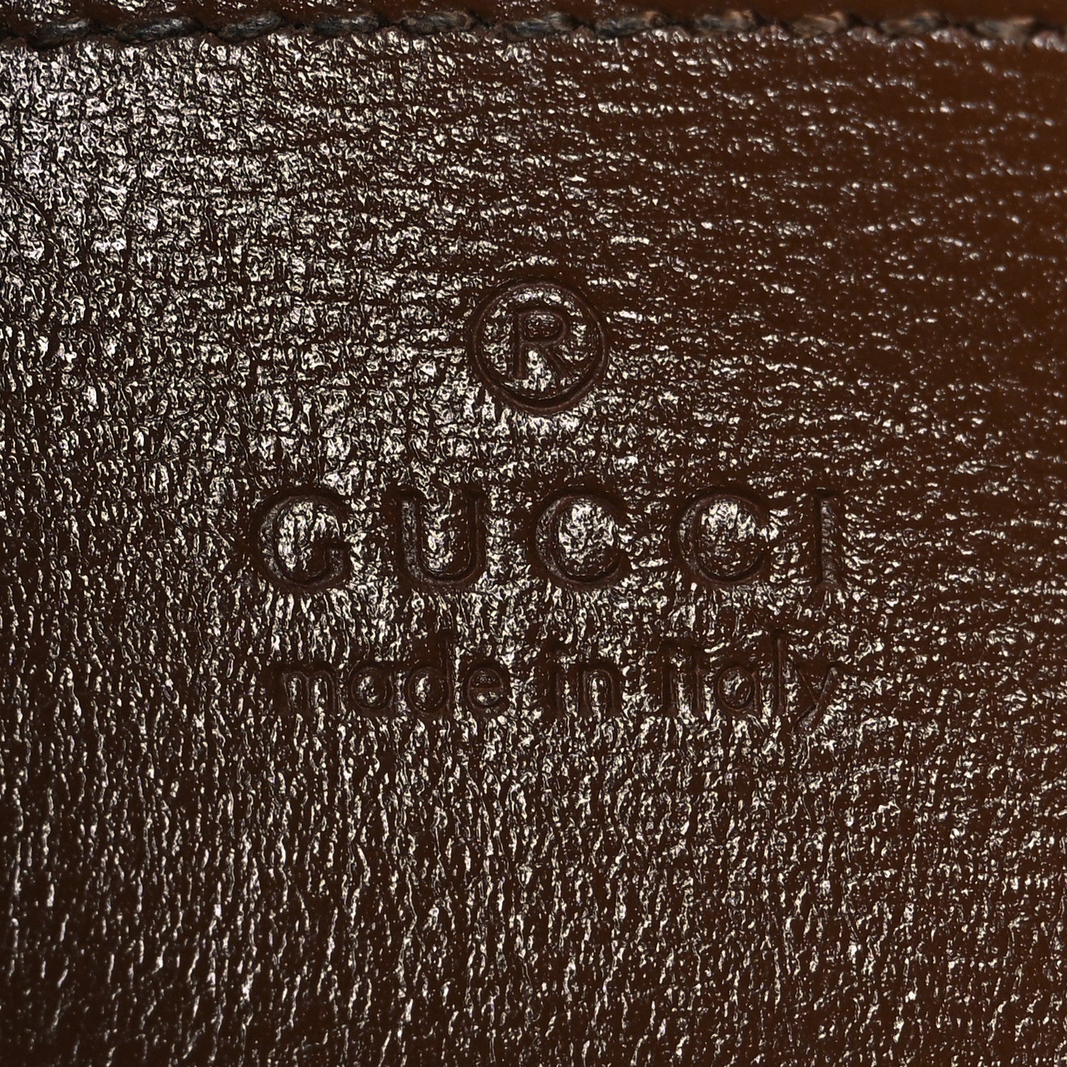 Gucci GG Supreme Monogram Azalea Calfskin Retro Interlocking G Flat Messenger Bag Beige Ebony Brown Sugar