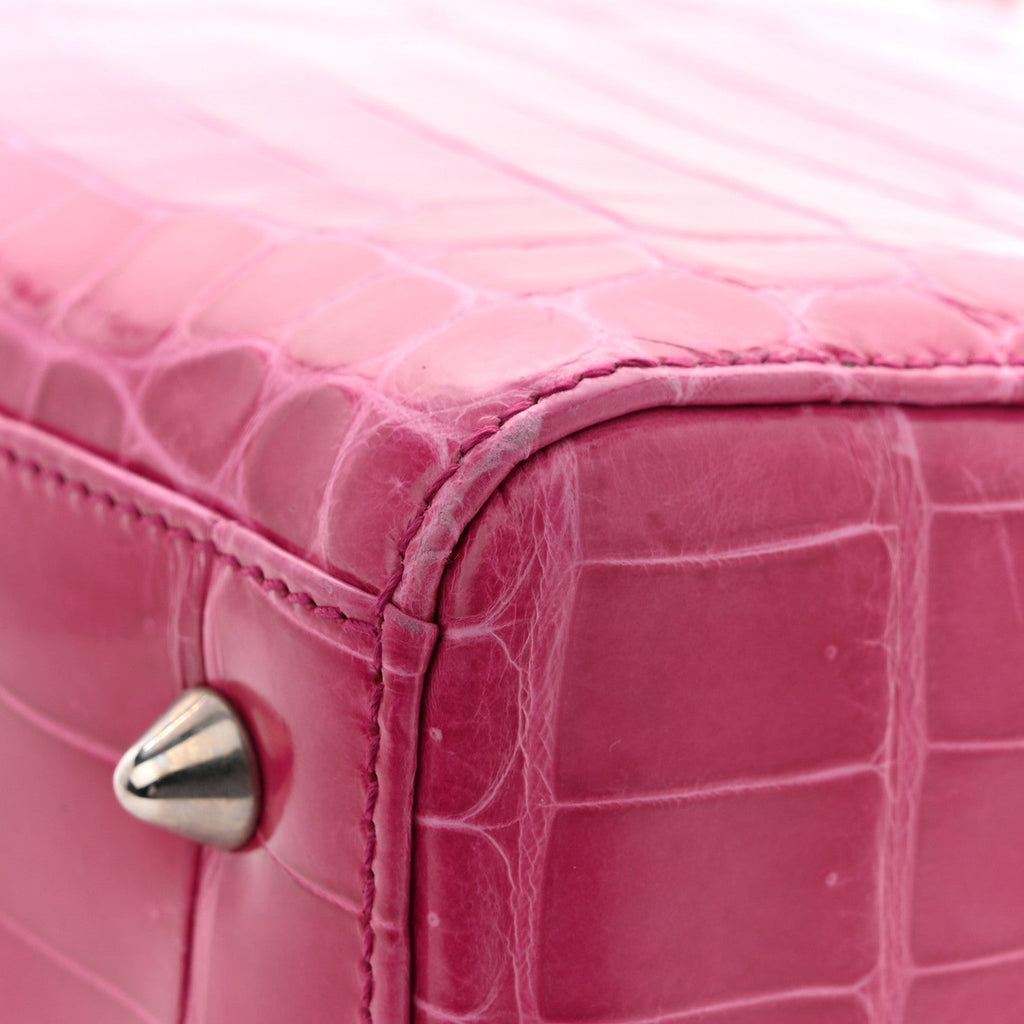 Christian Dior Alligator Medium Lady Dior Pink