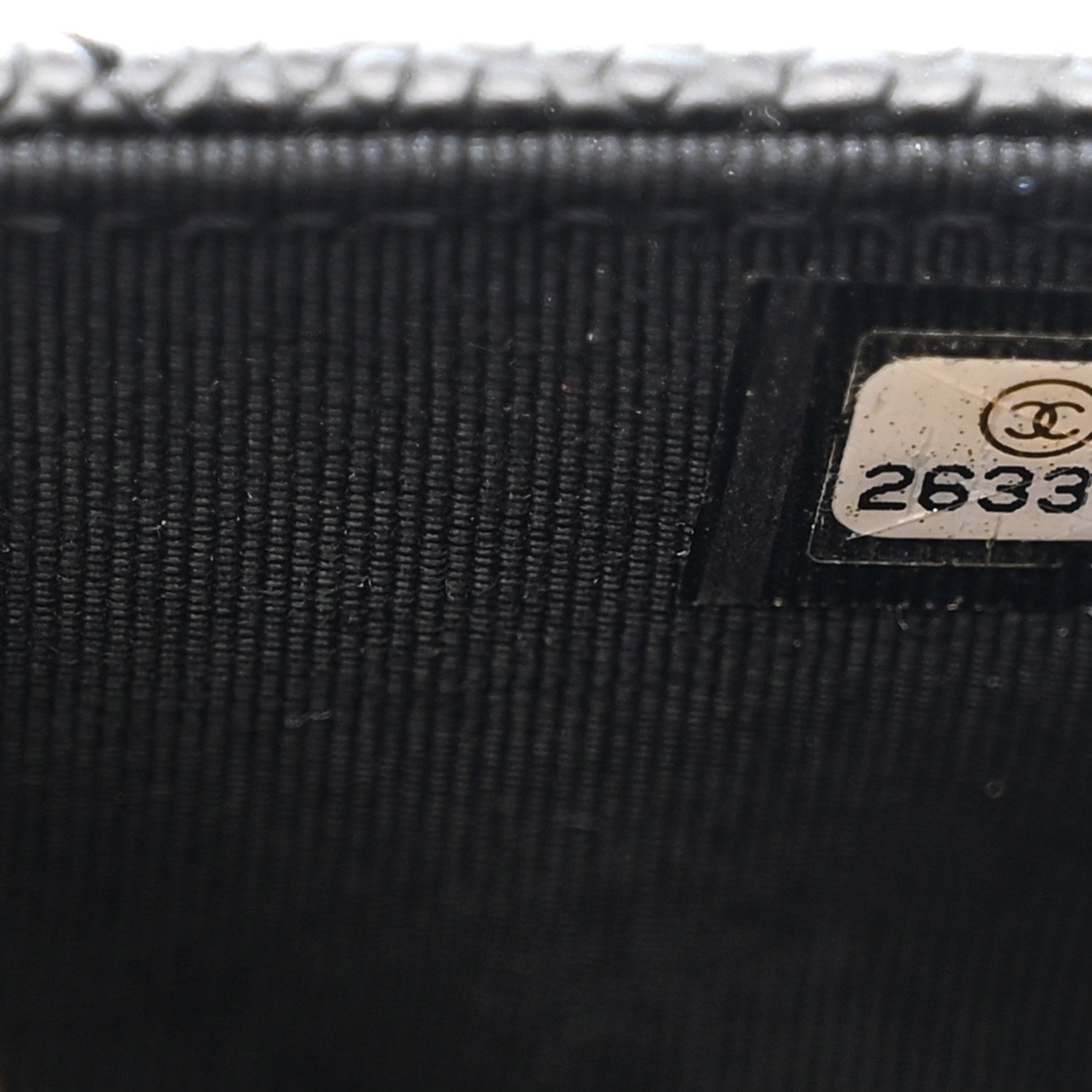 Chanel Caviar Quilted Wallet on Chain WOC Black