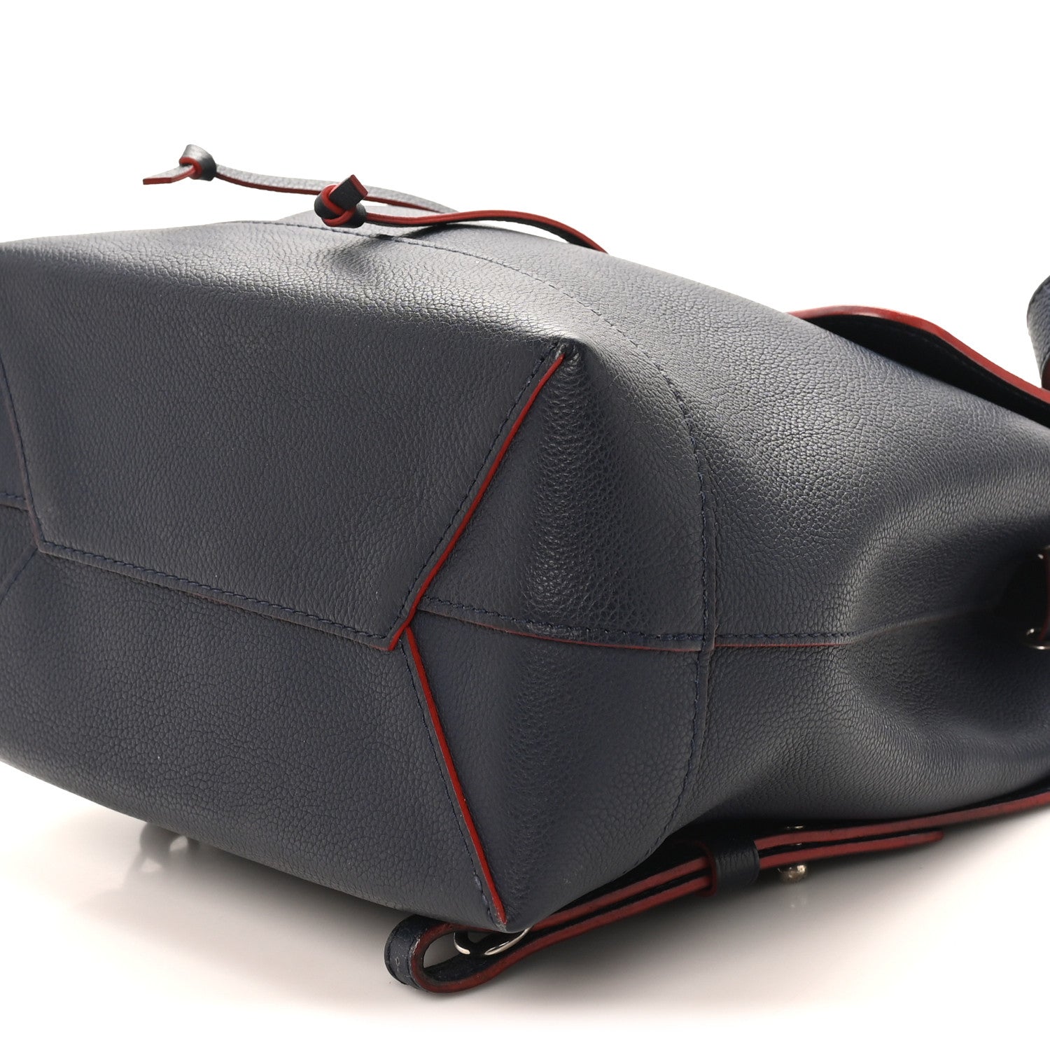 Louis Vuitton Soft Calfskin Lockme Backpack Marine Rouge