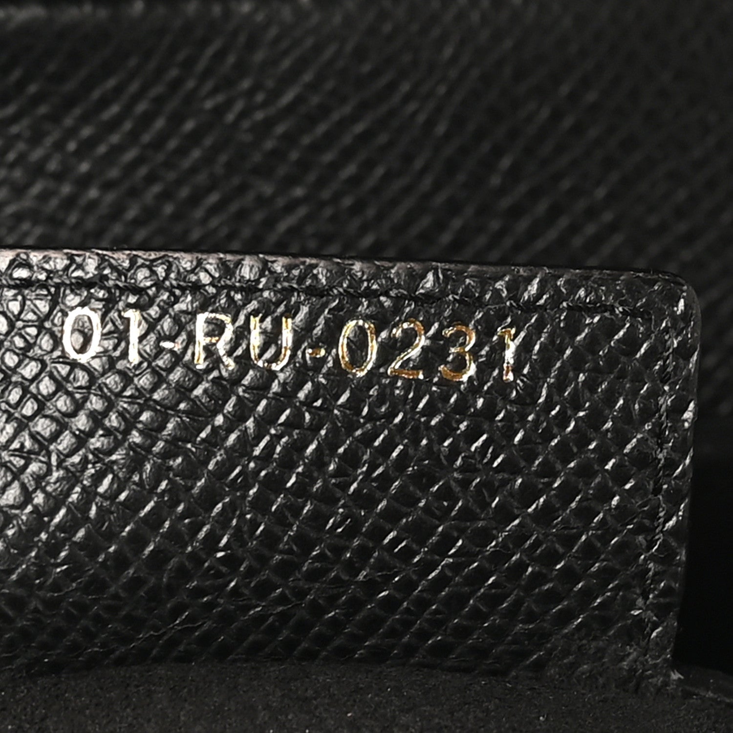 Christian Dior Grained Calfskin Saddle Bag Black