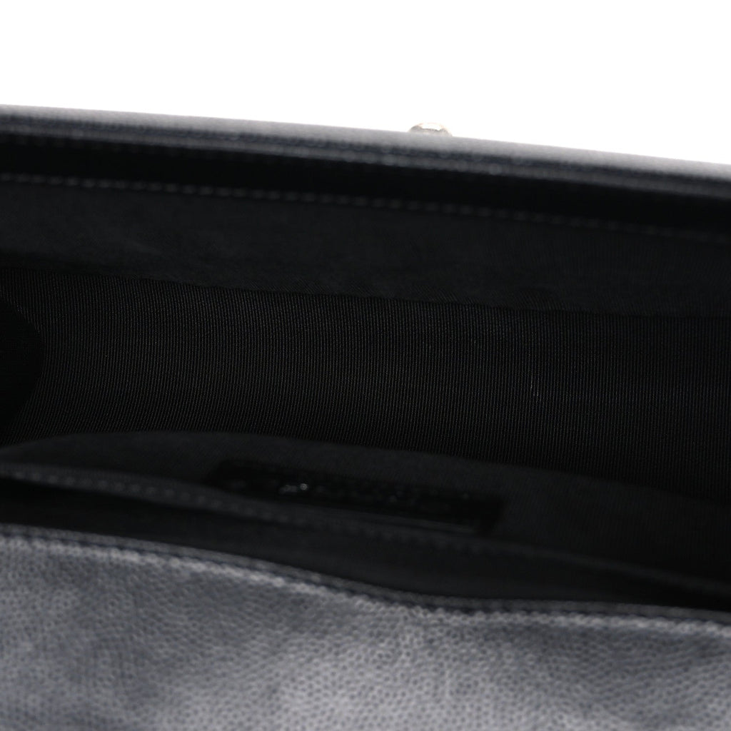 Chanel Caviar Quilted Medium Boy Flap Black