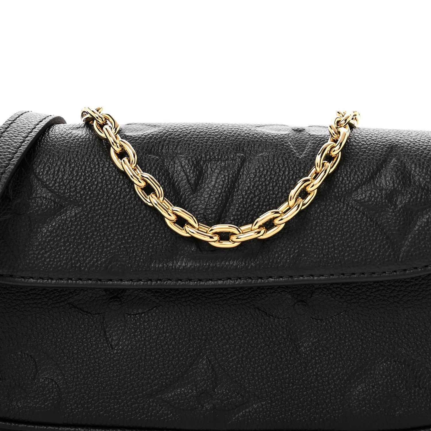 Louis Vuitton Empreinte Monogram Giant Ivy Wallet On Chain Black