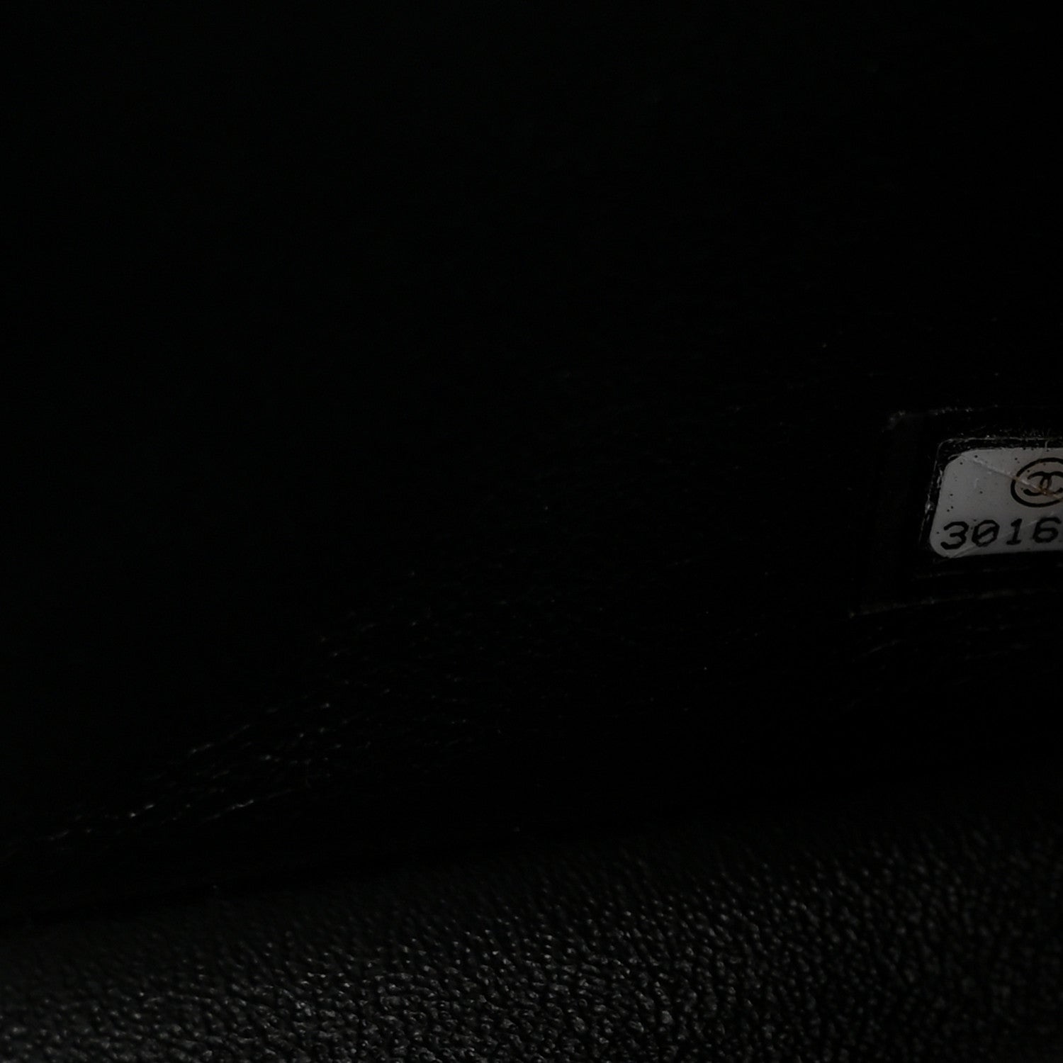 Chanel Lambskin Quilted Mini Rectangular Flap Black