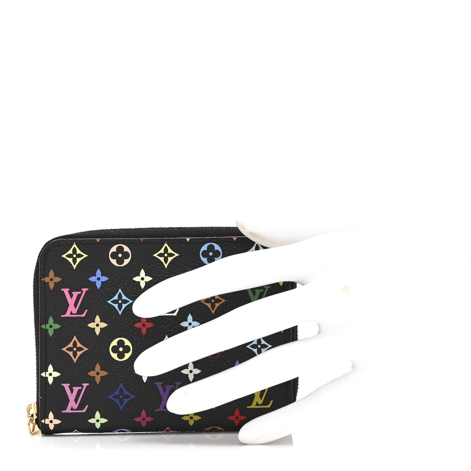 Louis Vuitton Monogram Multicolor Zippy Coin Purse Black Grenade