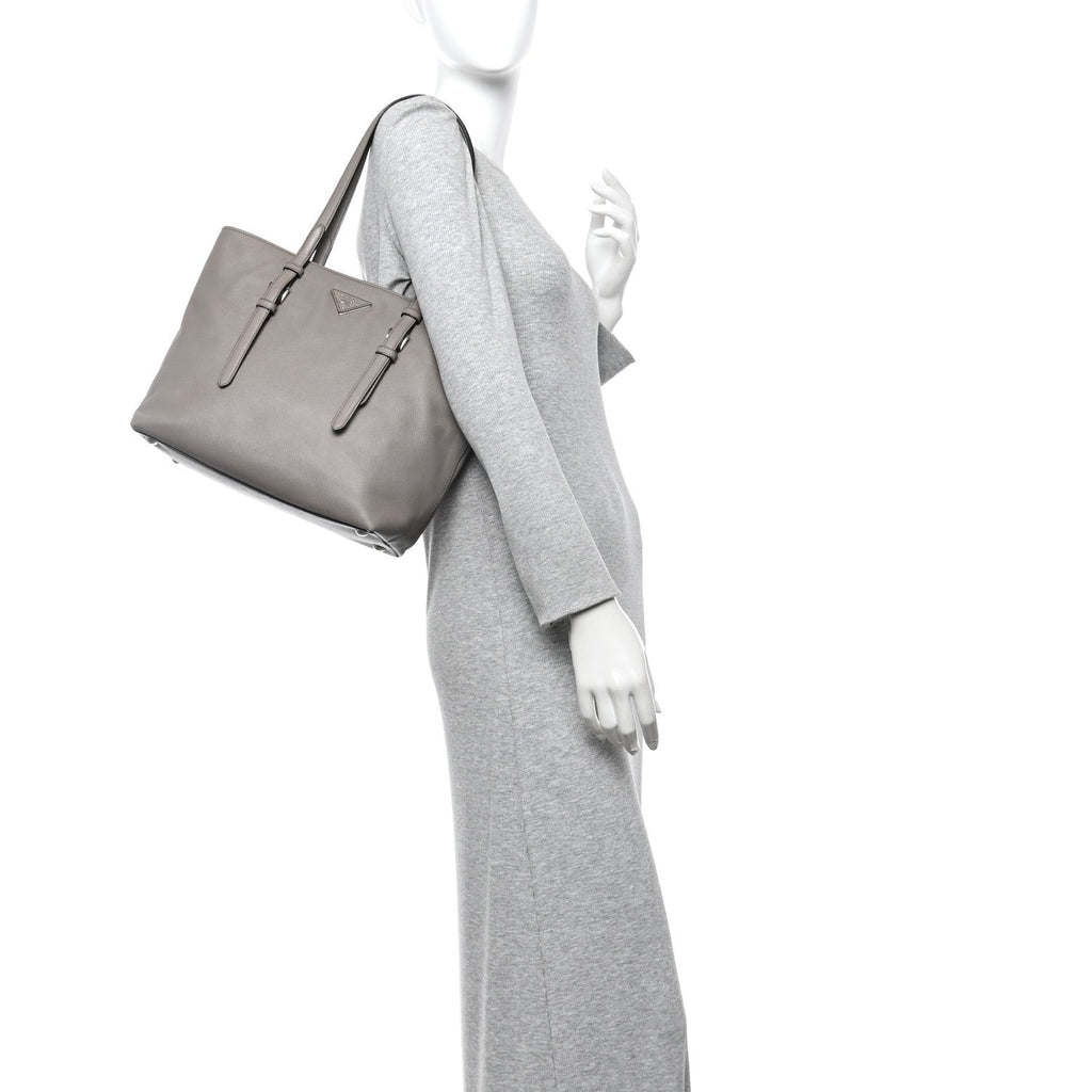 Prada Saffiano Shopping Tote Argilla