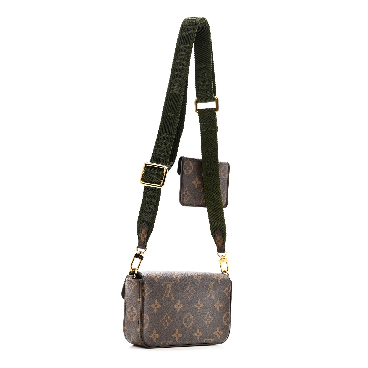 Louis Vuitton Monogram Felicie Strap & Go Kaki