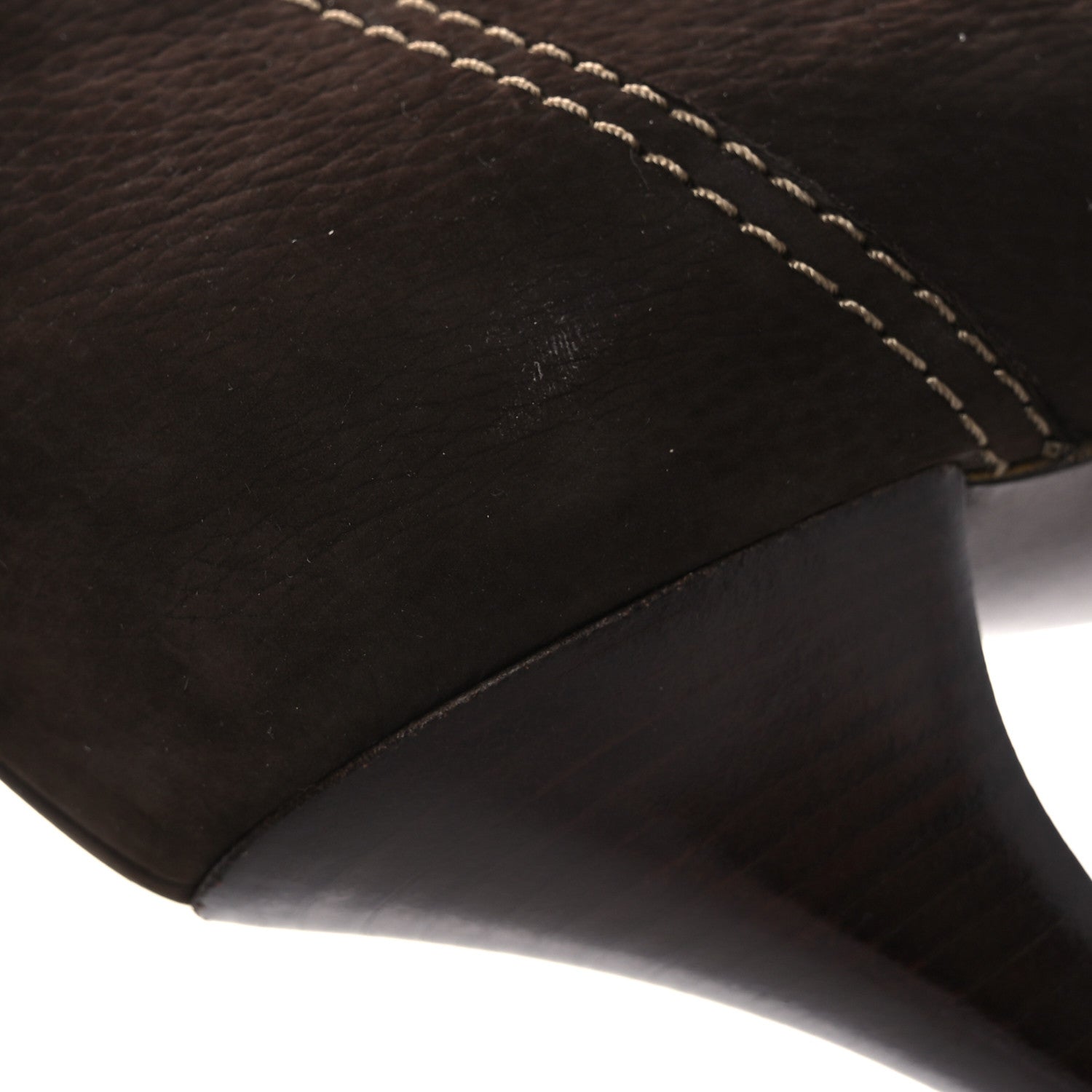 Louis Vuitton Suede High Boots 40 Brown