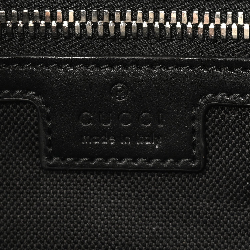 Gucci Soft GG Supreme Monogram Web Belt Bag Black Grey