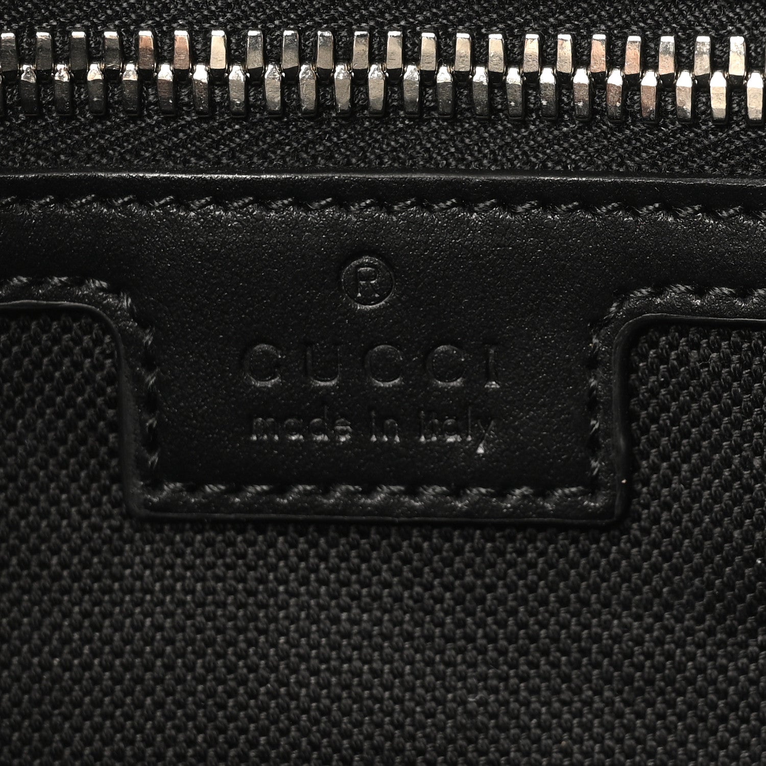 Gucci Soft GG Supreme Monogram Web Belt Bag Black Grey