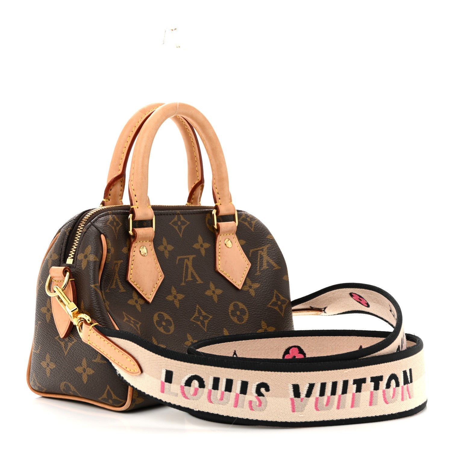 Louis Vuitton Monogram Speedy Bandouliere 20 Black