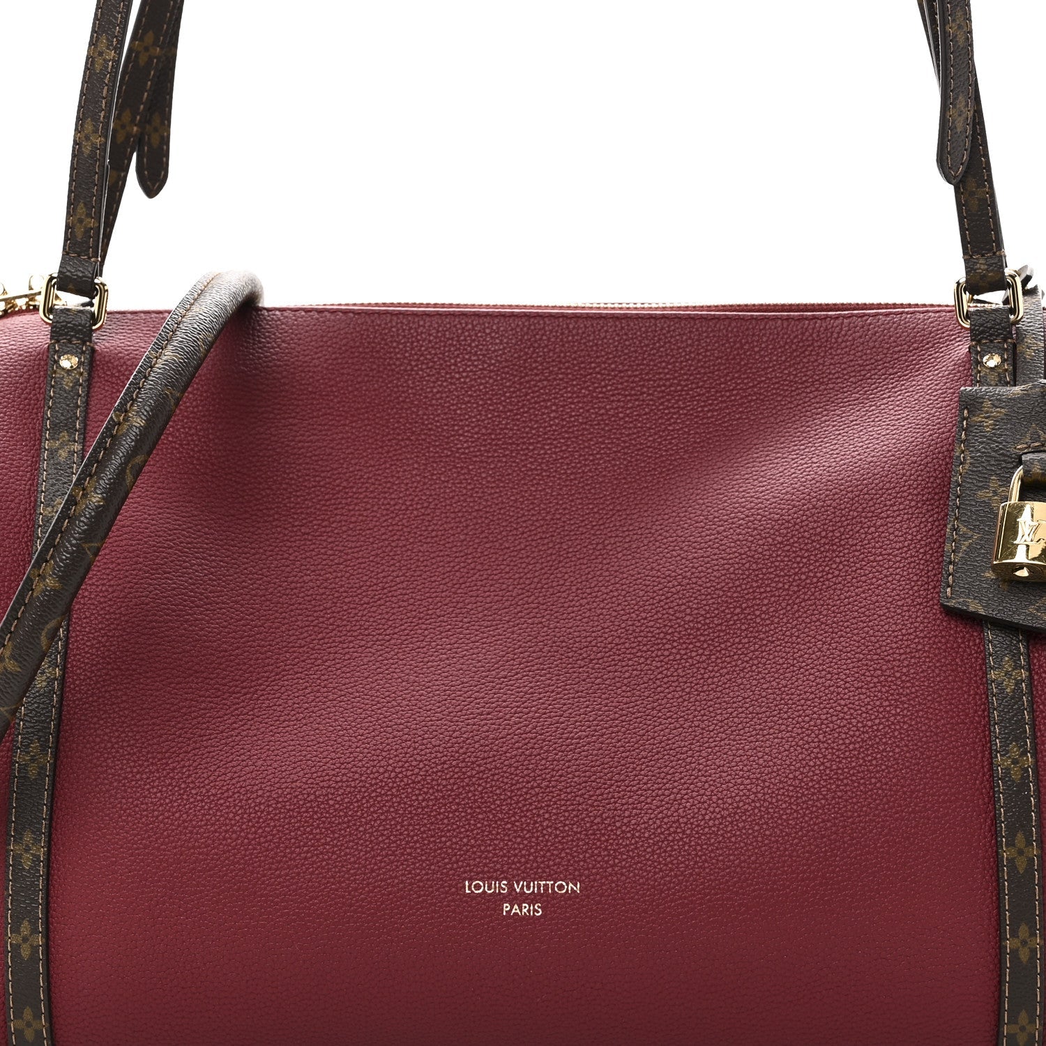 Louis Vuitton Calfskin Monogram Express MM Carmin Red