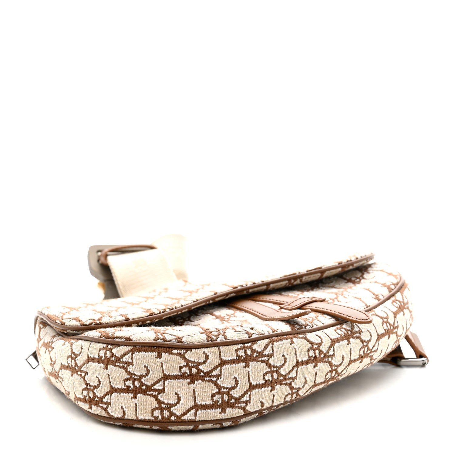 Christian Dior X CACTUS JACK Oblique Saddle Bag Coffee