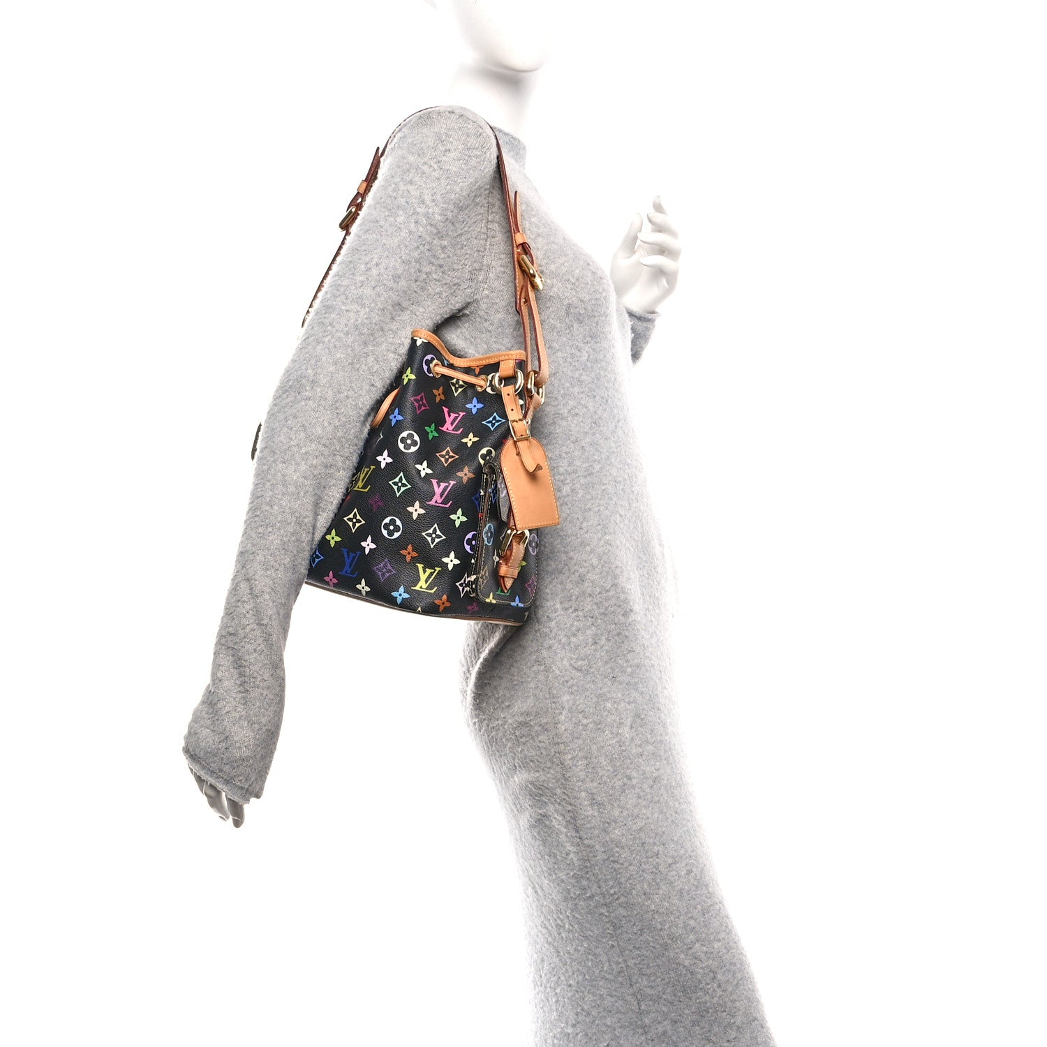 Louis Vuitton Monogram Multicolor Petit Noe Black
