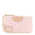 Louis Vuitton Monogram Denim Key Pouch Washed Pink