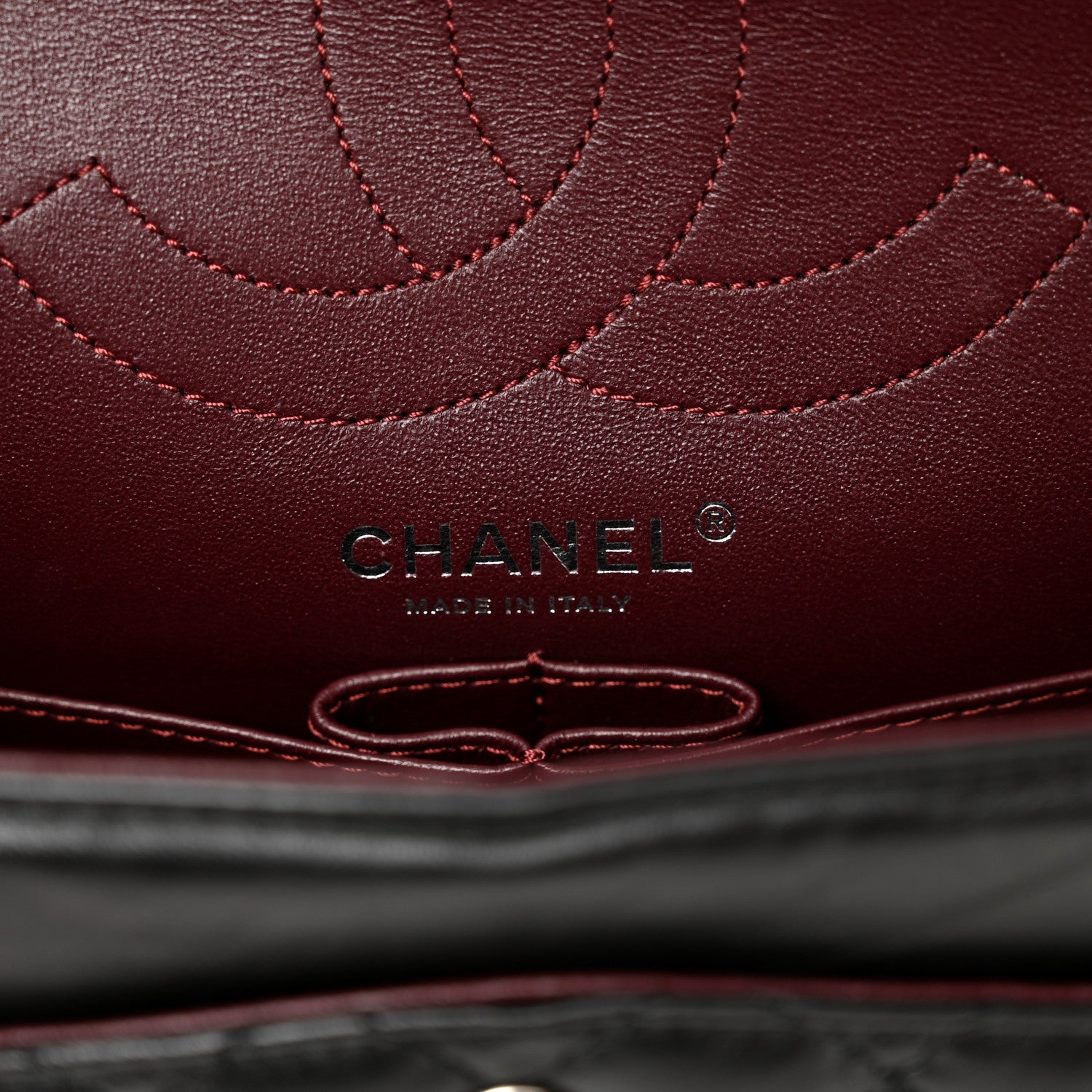 Chanel Aged Calfskin Quilted 2.55 Reissue 225 Flap Black