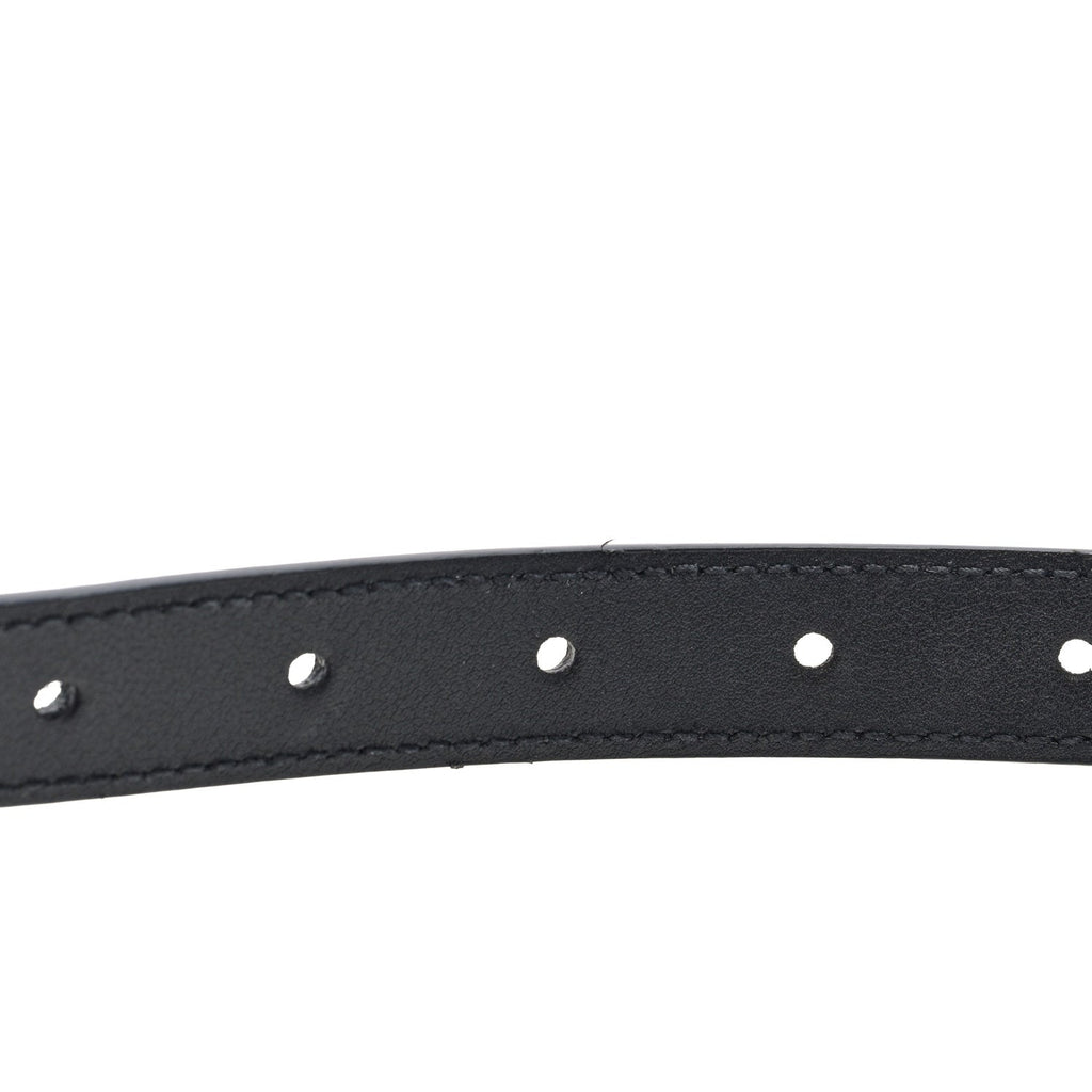 Gucci Calfskin Double G 20mm Belt 80 32 Black