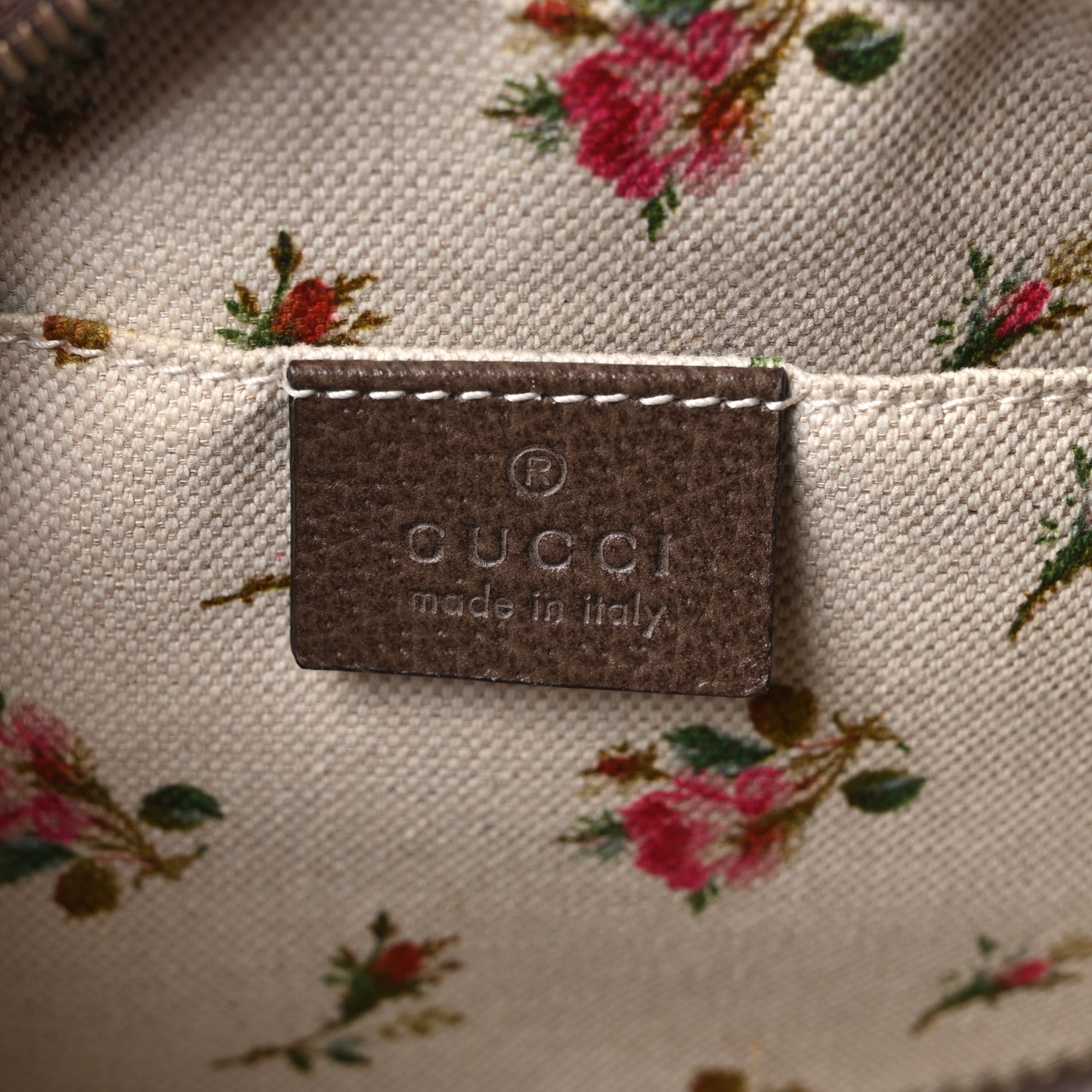 Gucci GG Supreme Monogram Web Neo Vintage Shoulder Bag Beige New Acero Crop