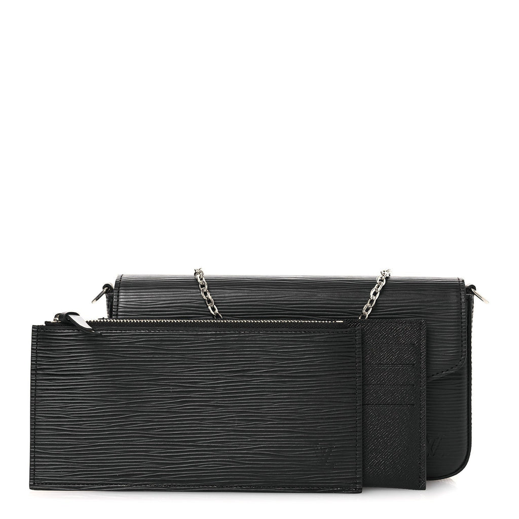 Louis Vuitton Epi Pochette Felicie Black