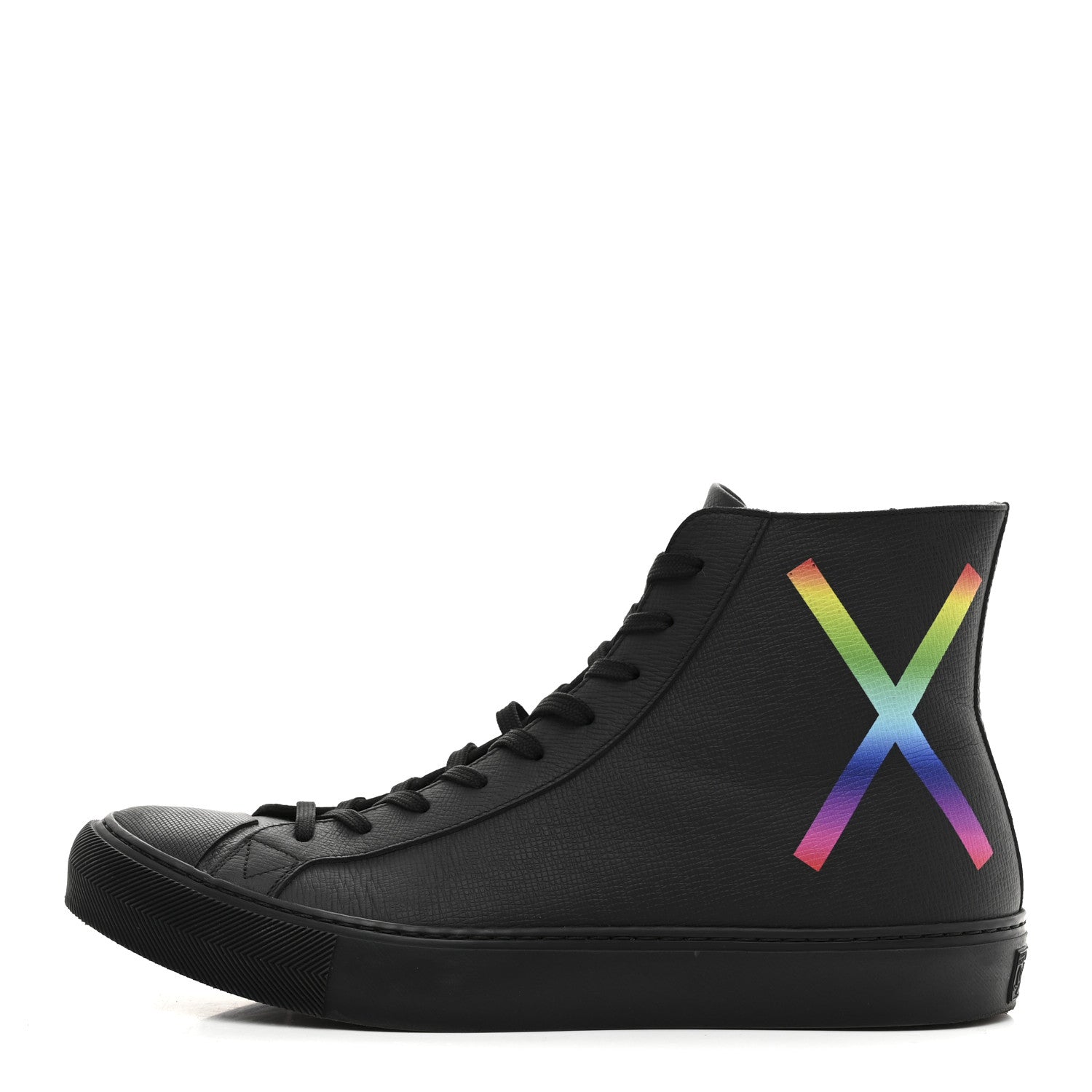 Louis Vuitton Calfskin Mens LV Tattoo Sneaker Boots 8.5 Black