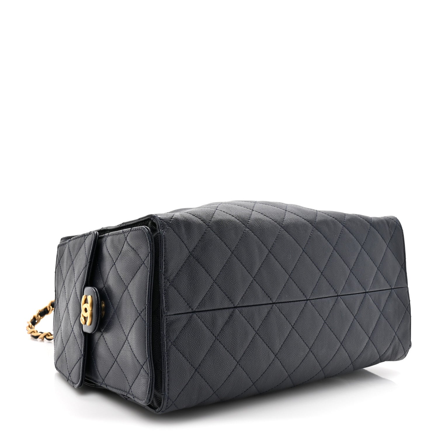 Chanel Caviar Quilted Medium Chanel 25 Handbag Dark Navy