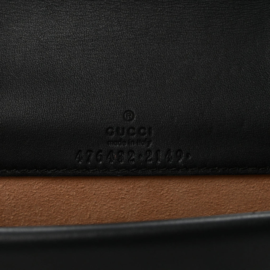 Gucci Velvet Super Mini Dionysus Shoulder Bag Black