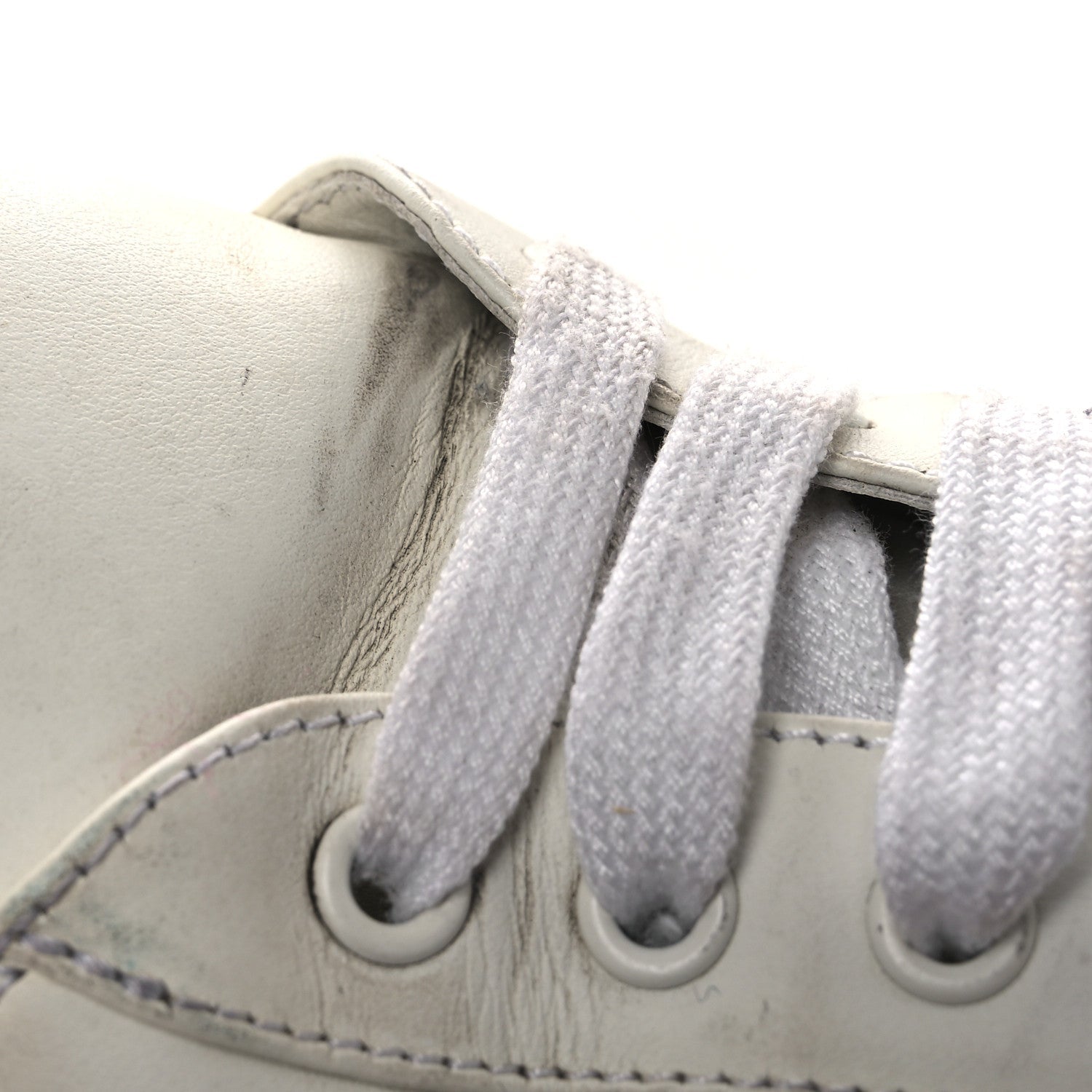 Prada Vitello Soft Logo 45mm Platform Sneakers 35.5 White Pink