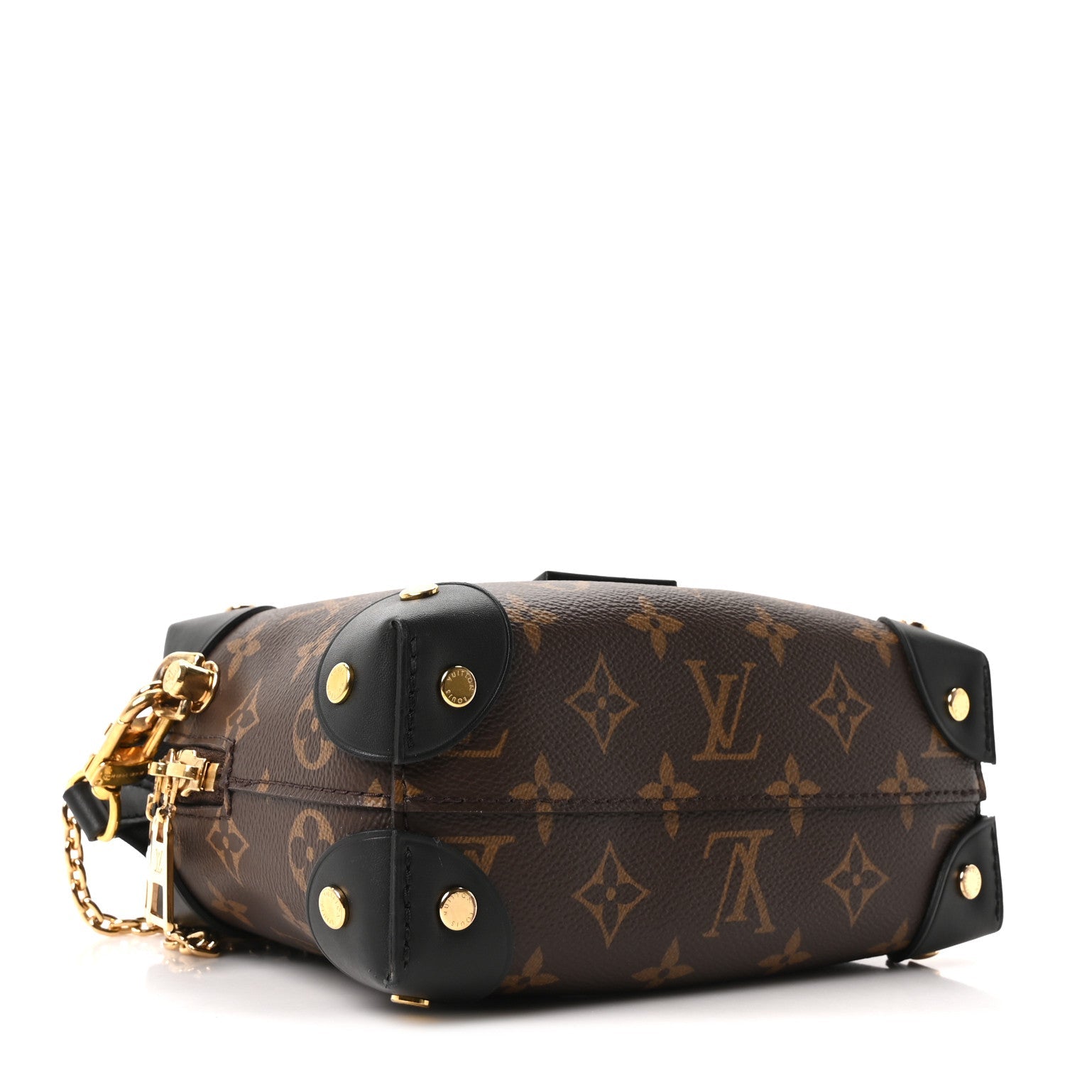 Louis Vuitton Monogram Petite Malle Souple Black